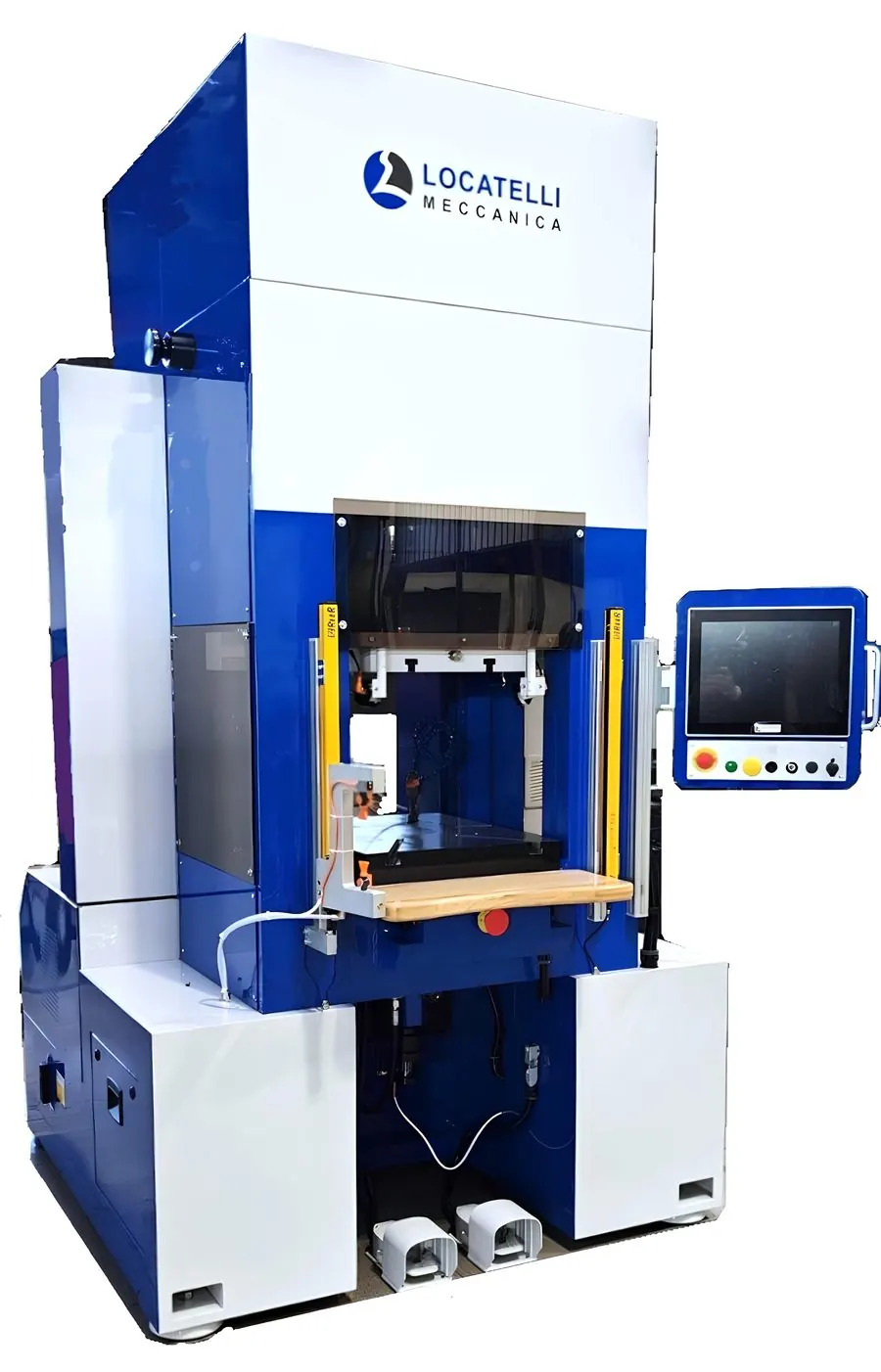 Presse Locatelli avec écran de commande tactile